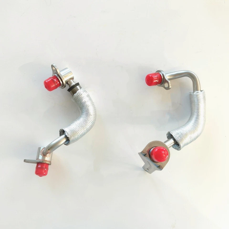 Set of 2pcs Turbocharger Coolant Hose Fit BMW 320i 328i 11538663516 11538663517 Foto 4 de 4