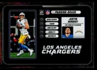 2025 Donruss Optic Justin Herbert Base (RAW)