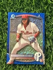 2025 Bowman - Chrome Prospects Aroon Escobar #BCP-65 Blue Shimmer Refractor /150