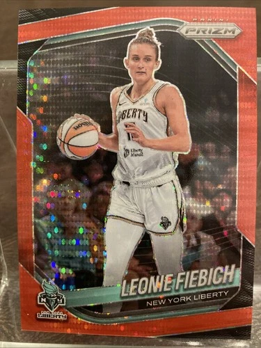 2025 Panini Prizm WNBA Basketball Red Pulsar Leonie Fiebich #74
