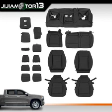 LT Factory Style Full Kit Seat Covers Fit For 2019-2021 Chevy Silverado