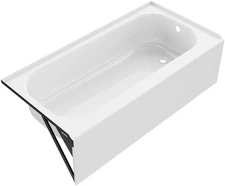 PROFLO PFB16R Folsom 60" X 30" Enameled Steel Soaking Bathtub - - White