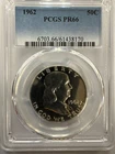 Gem!!! 1962 PCGS graded PR66 Franklin half dollar