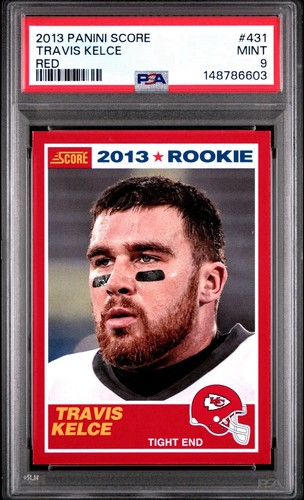 Travis Kelce [Red] #431 2013 Panini Score card