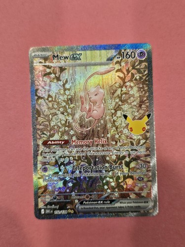 Pokemon 30th Celebration Mew ex NM 152/128 Special Illustration Rare SMALL DING