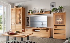 Wohnwand Anbauwand Massivholz Buche Kernbuche geölt NEU OVP!!!