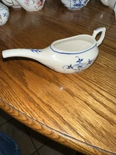 Antique Baby Infant INVALID FEEDER PAP BOAT Victorian Sick Cup HOSPITAL Germany