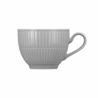 Seltmann Weiden Kaffeeobertasse Amina Silbergrau, Becher, Porzellan, 250 Ml