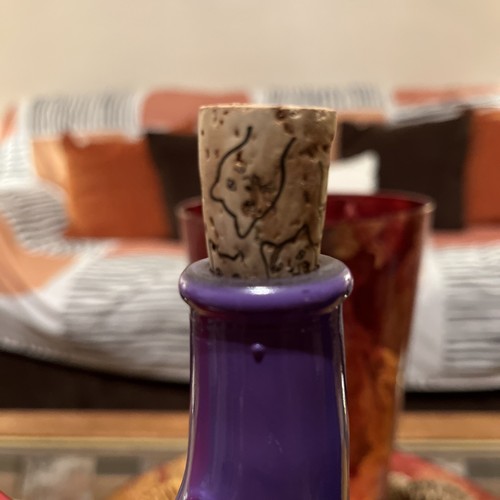 2018-20 Happy Cat Moselland Riesling Empty Wine Bottles W Corks Red Blue Purple - Picture 12 of 21