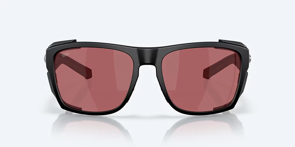 NEW COSTA DEL MAR KING TIDE 6 SUNGLASSES BLACK/ROSE 580G POLARIZED LENS - Image 2 of 4