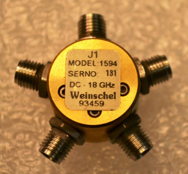 Weinschel Model 1594 DC-18 GHz 1 to 4 splitter APC 3.5 (f) connectors
