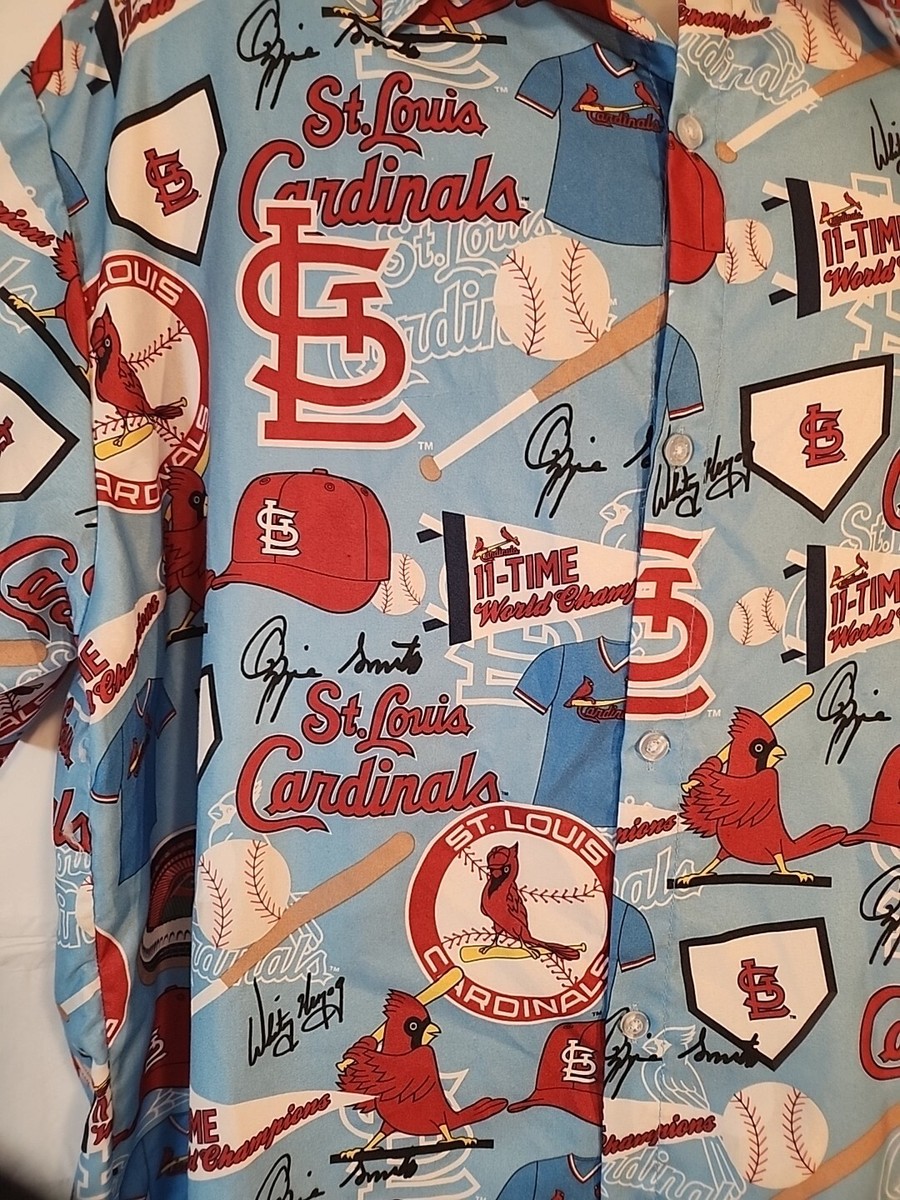 St Louis Cardinals MLB Baseball Button Up Shirt Hawaiian St Louis Cardinals MLB Baseball Button Up Shirt Hawaiian
