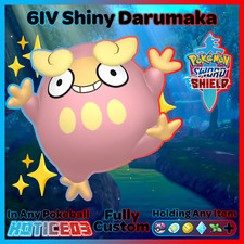 ✨ Ultra SHINY 6IV DARUMAKA ✨ Pokemon SWORD and SHIELD - Max lv1 +Free MasterBall
