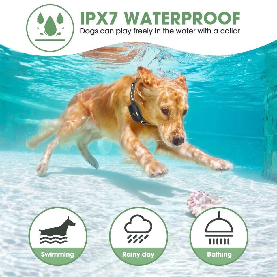 Dog Shock Collar Electric Dog Training Collar with Remote 1600FT