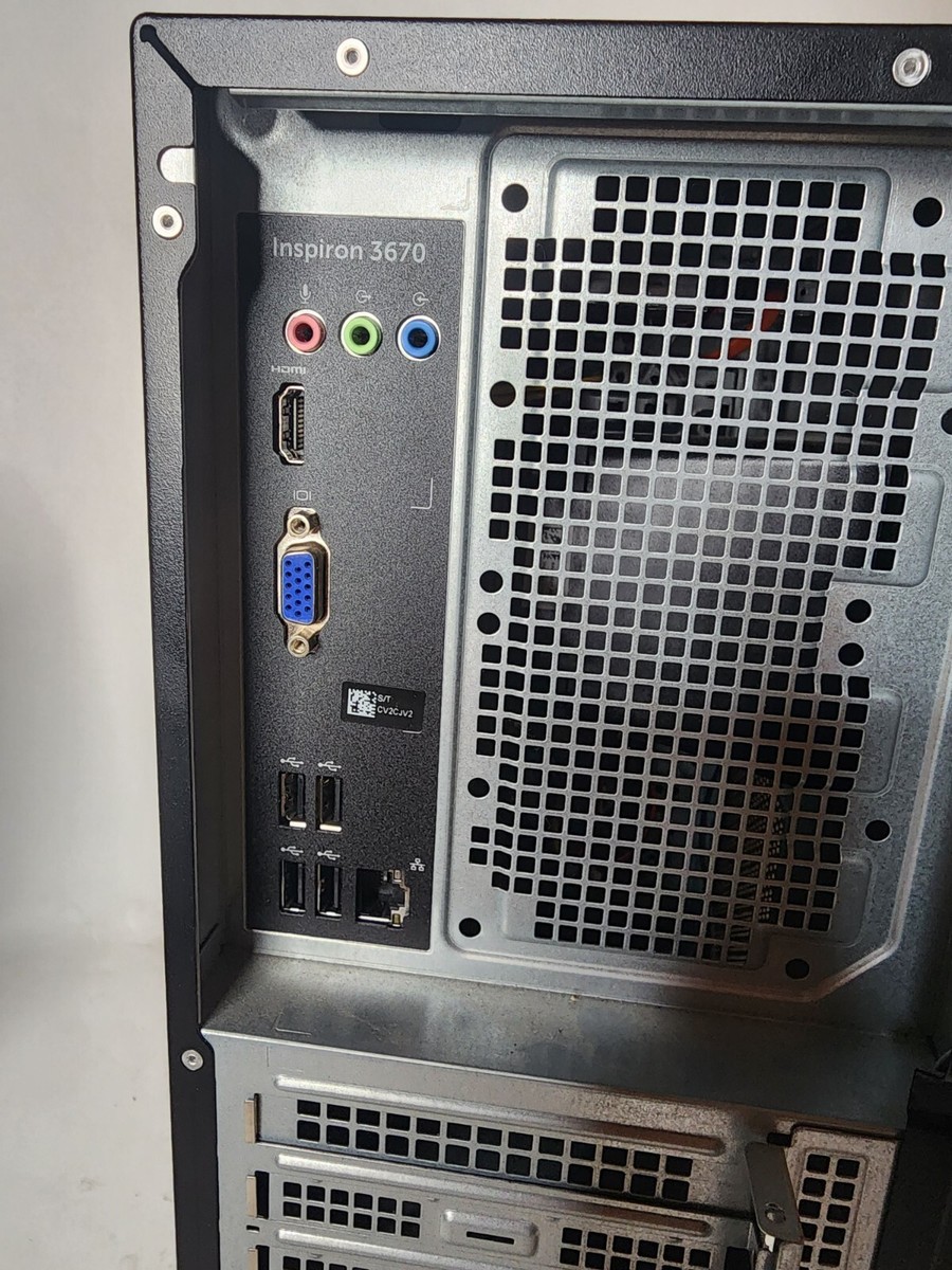 Dell Inspiron 3670 Desktop i3-8100 3.6GHz 2TB SSD NVME 32GB