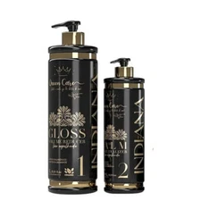 Queen Care Donna Indiana Volume Reducer Progressive Brush Hair Straightening Kit