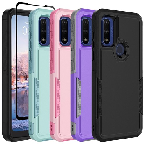 Für Motorola Moto G Pure 2021/G Power 2022 Handyhülle Cover + Displayschutzfolie - Bild 1 von 47