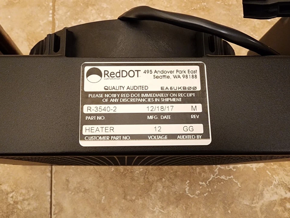 Calentador Auxiliar Red Dot R-3540 2P 12V Foto 4 de 4