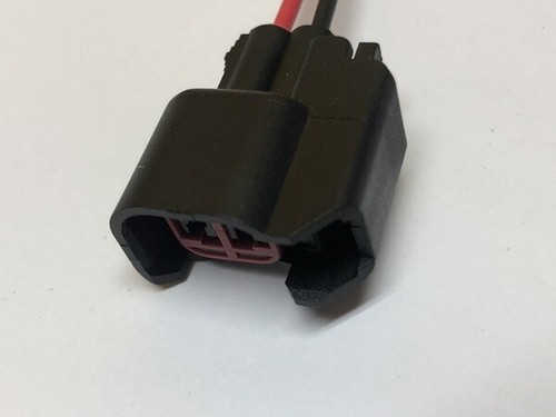 Prewired plug x 6 for EV6 USCAR Fuel Injector Bosch 2 pin connector - Bild 3 von 4
