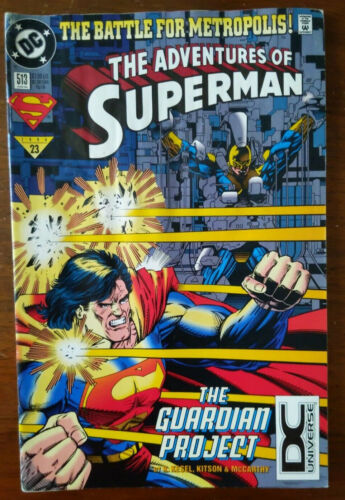 Adventures Of Superman #513 - Variante Logo Univers DC HTF Cadmus Luthor - 1994 - Photo 1/2