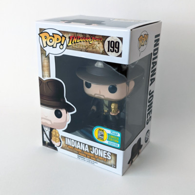 Indiana Jones #199 SDCC 2016 Limited Edition Funko Pop Comic Con Rare +Protector