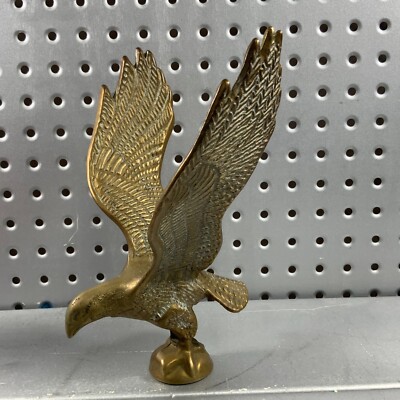 Vintage großer Adler aus massivem Messing