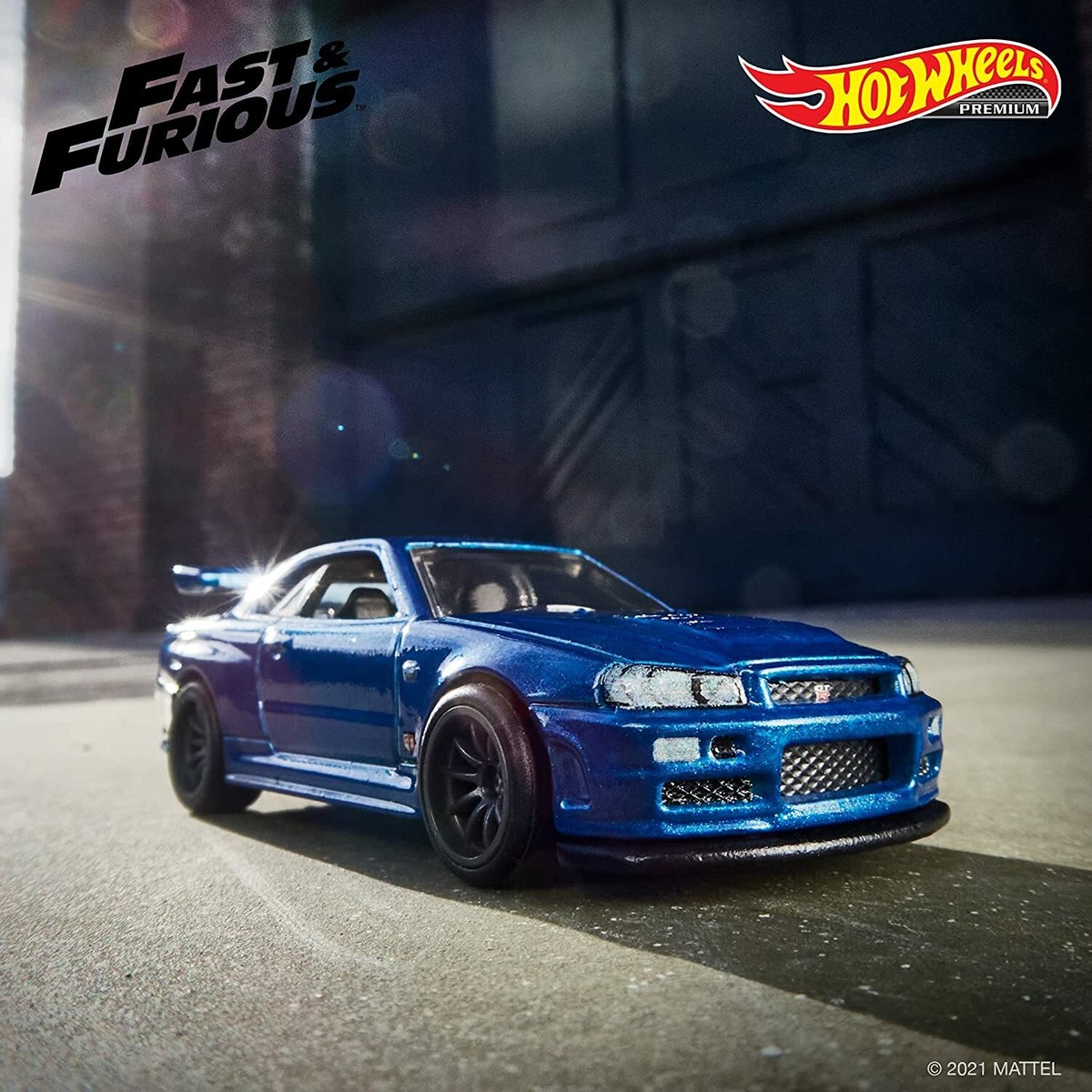 レア HW 日産スカイラインGT-R BNR34 Fast & Furious Hot Wheels Premium Fast & Furious Nissan Skyline GT-R (BNR34