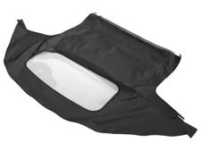 Fit: Mazda Miata Soft Top & Plastic Window 1990-05 Haartz Black Vinyl USA MADE!