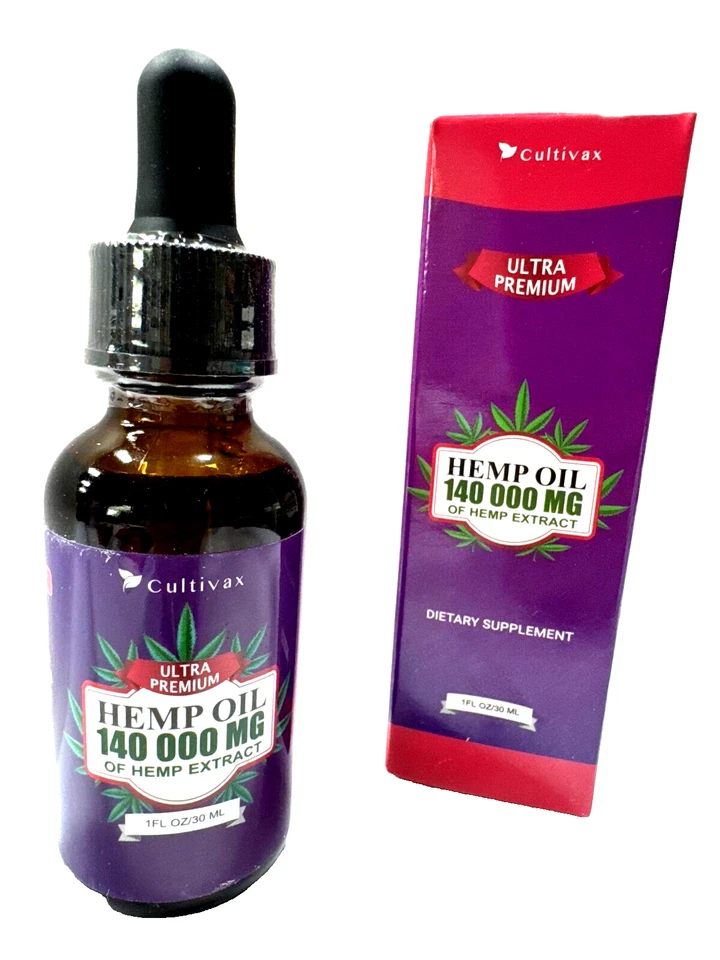 Aceite de cáñamo Ultra Premium 140000 MG Omega 3, vitamina C y E, 1 oz. Foto 3 de 4