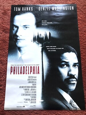 Philadelphia US Kinoplakat Poster ca. 68x100cm, Tom Hanks, Denzel Washington