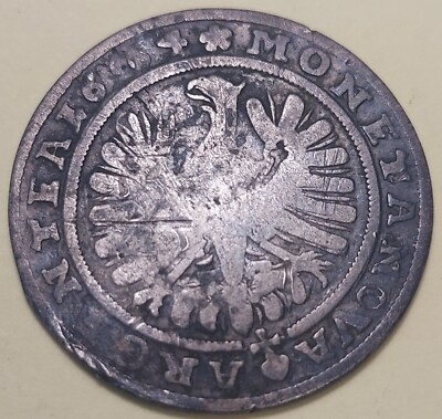 1664年オーストリア　チロル　3 クリューザー銀貨　ジギスム 1664年オーストリア チロル 3 クリューザー銀貨 ジギスム 貨幣博物館