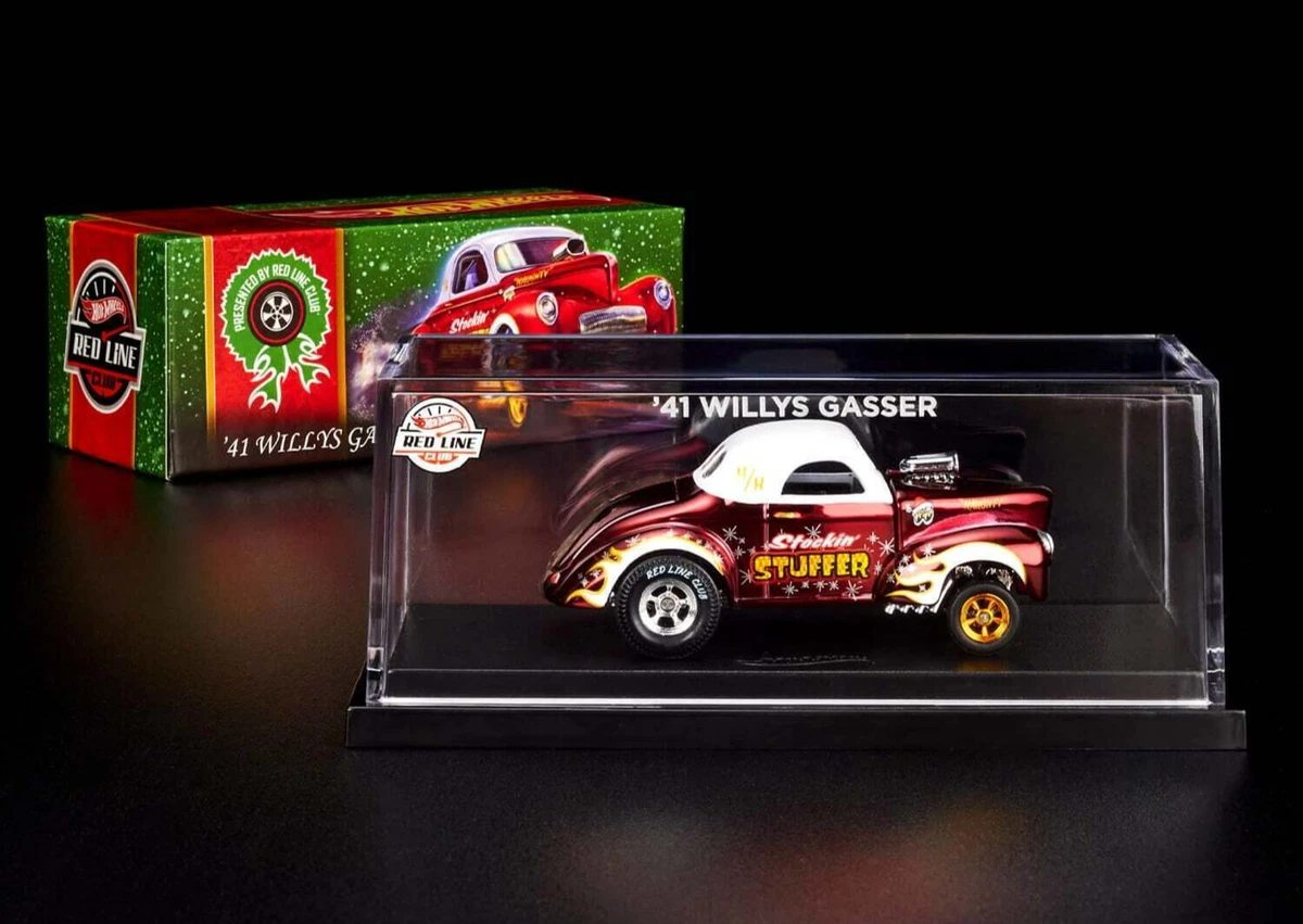 2022 Hot Wheels RLC HOLIDAY CAR 41 WILLYS GASSER NEW IN BOX - X