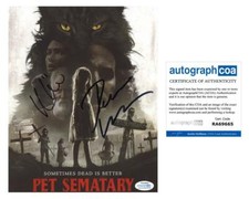 Kevin Kolsch & Dennis Widmyer "Pet Sematary" AUTOGRAPHS Signed 8x10 Photo ACOA