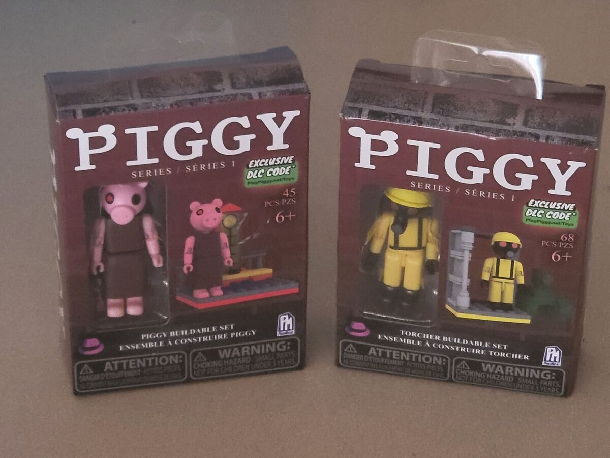 Roblox Piggy Series 1 TORCHER Buildable Set Exclusive DLC Code NEW 68  Pieces