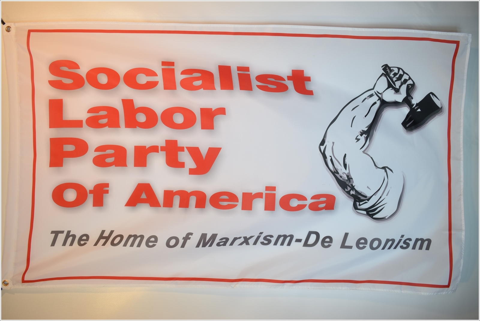 Socialist Labor Party Garage Hangar Basement Flag 3x5 Socialist Labor Party Garage Hangar Basement Flag 3x5