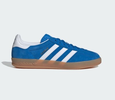  Gazelle 青 スニーカー adidas Originals Gazelle Indoor Fashion chill GUM MEN'S SHOES