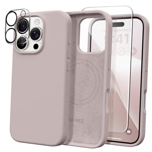 Compatible with iPhone 16 Pro Max Case, Compatible with MagSafe, Light Taro