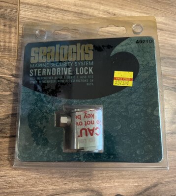 New Sealocks Marine Boat Sterndrive Lock 49210 Mercruiser Alpha 1 Bravo 1
