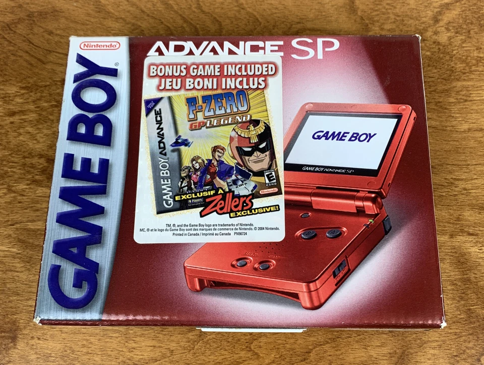 Nintendo Game Boy Advance GBA SP AGS 001 CIB W BONUS ZELLERS EXCLUSIVE Very Rare