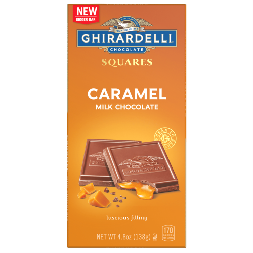 CARAMEL MILK CHOCOLATE GHIRARDELLI BAR (138g) USA IMPORT | BB End May 26