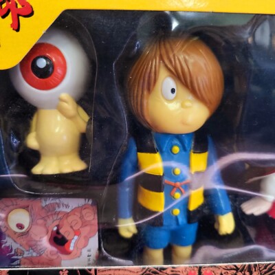 Gegege No Kitaro ゲゲゲの鬼太郎 Soft Vinyl Figure Toy Set Of 4