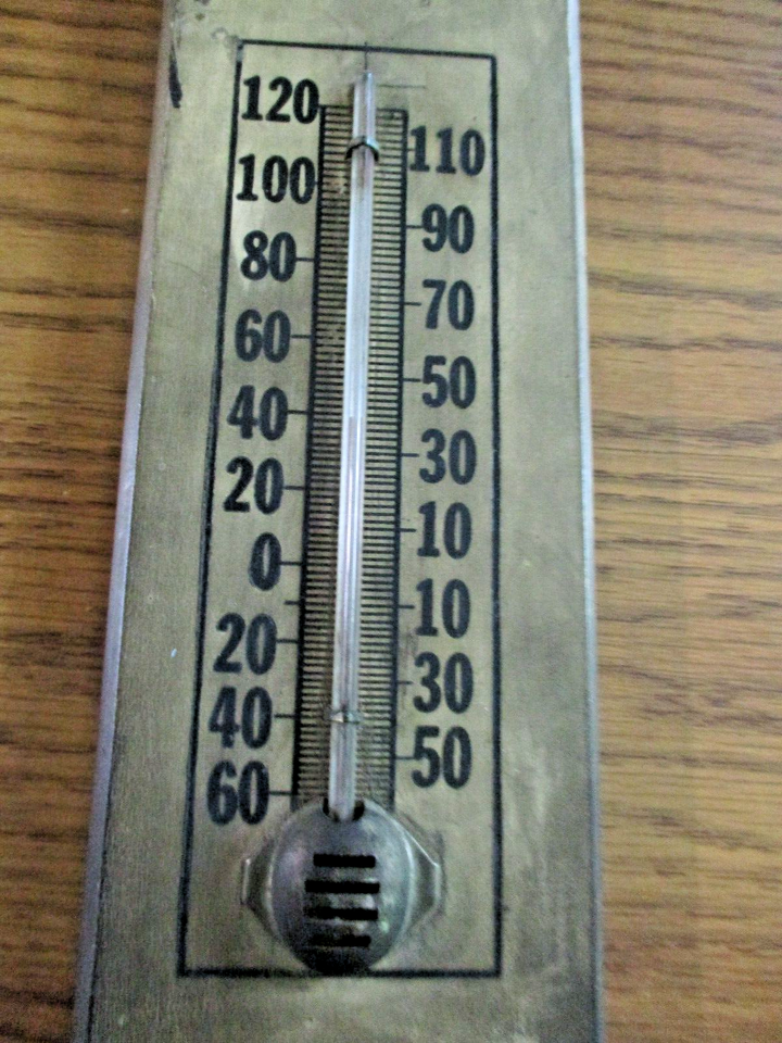 ANTIQUE WOODEN MILLER ELEVATOR CO. THERMOMETER.. VINTAGE eBay