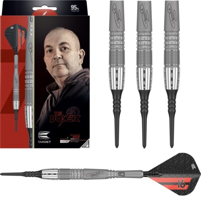 Phil Taylor Generation 7 9Five 95% Tungsten Soft Tip Darts by Target - G7 Swiss