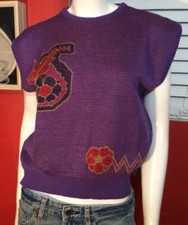 Vintage NWT 80s Sleeveless Sweater New Old Stock