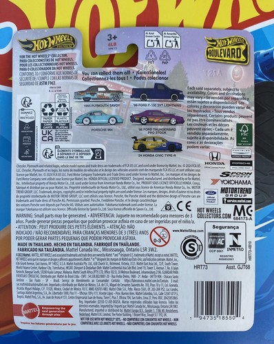 🔥2024 Hot Wheels Boulevard Porsche 964 Premium Carrera 2 Coupe 911 Cup Race Car - Picture 7 of 7