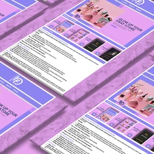 Sell Beauty with Style | Elegant eBay Store Design & HTML Listing Template 2025