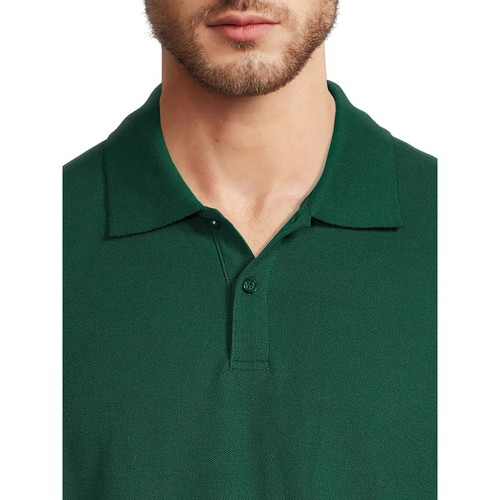 Wonder Nation Short Sleeve Pique Polo Shirt Men's Size S(34-36) Green Cotton - Picture 4 of 5