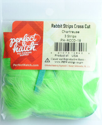 Perfect Hatch Rabbit Strips Cross Cut for Fly Tying | eBay