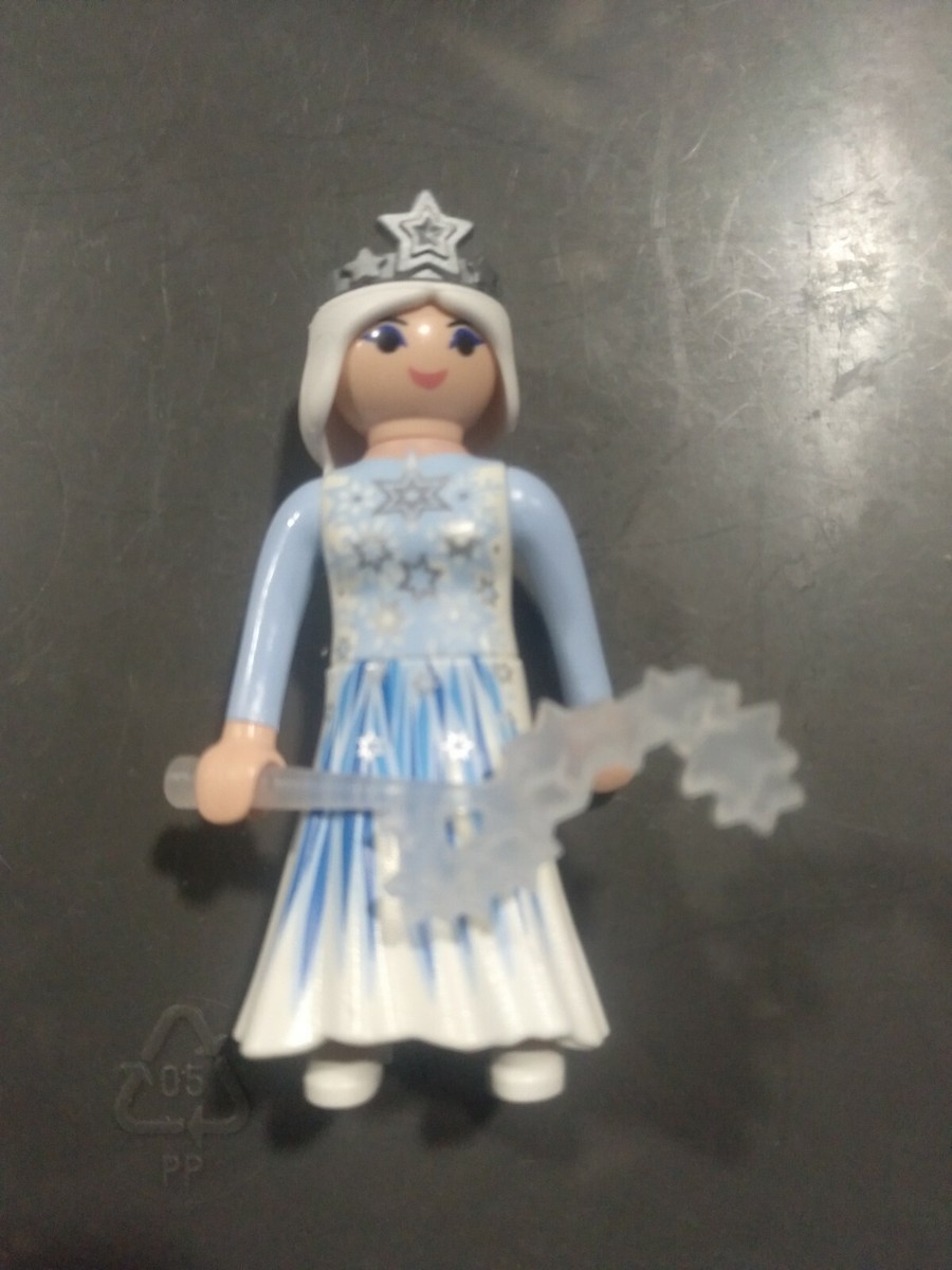 PLAYMOBIL Princesa Flor De Hielo - Set Con Proyector Holográfico, Búho Y Efectos Mágicos Para Smartphone