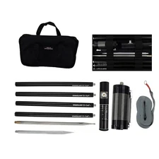 PAC-12 7MHz-50MHz 100W 8-Band HF Portable Rhortwave GP Antenna QRP For-Ham Radio